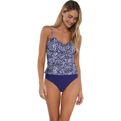Sunsets Simone Tankini Swimsuit Top In Marina