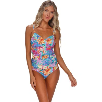 Sunsets Simone Tankini Swimsuit Top In Multi