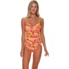 Sunsets Simone Tankini Swimsuit Top In Multi