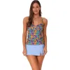 Sunsets Simone Tankini Swimsuit Top In Multi