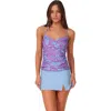 Sunsets Simone Tankini Swimsuit Top In Purple