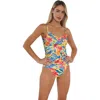 Sunsets Simone Tankini Swimsuit Top In Multi