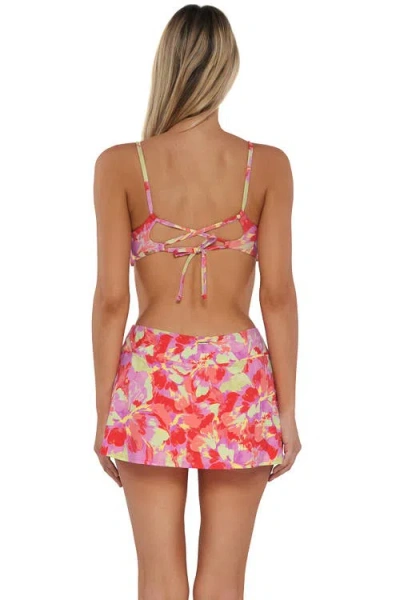 Sunsets Sporty Swim Skirt Bottoms In Butterfly Beach