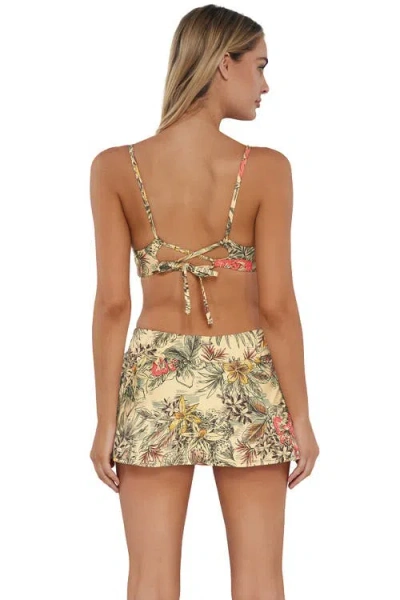 Sunsets Sporty Swim Skirt Bottoms In Island Spice