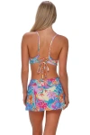 Sunsets Sporty Swim Skirt Bottoms In Multi