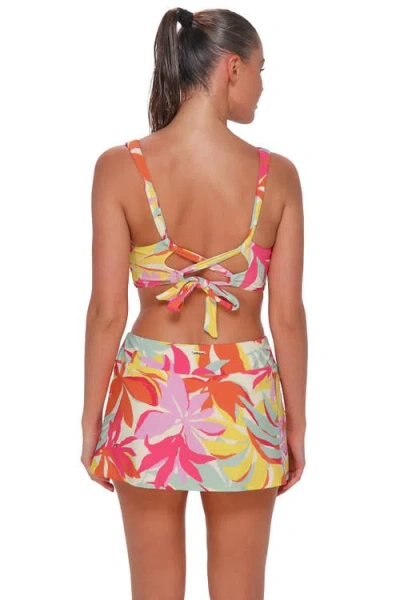 Sunsets Sporty Swim Skirt Bottoms In Multi