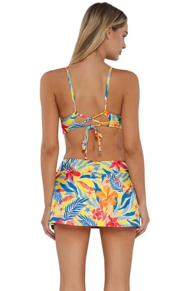Sunsets Sporty Swim Skirt Bottoms In Suncatcher