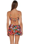 Sunsets Sporty Swim Skirt In Hummingbird Cove