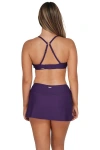Sunsets Sporty Swim Skirt In Paradise Plum