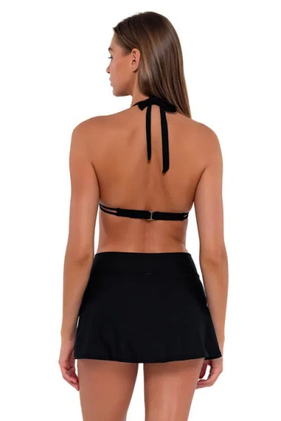 Sunsets Summer Lovin Swim Skirt In Black