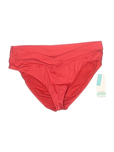 Pre-owned Sunsets Swimsuit Bottoms In Red