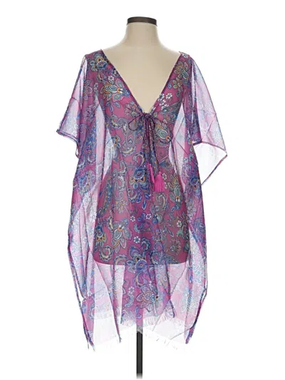 Sunsets Swimsuit Cover Up In Purple