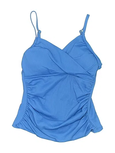 Pre-owned Sunsets Swimsuit Top Blue Swimwear