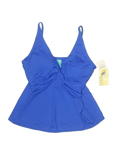 Pre-owned Sunsets Swimsuit Top Blue Swimwear