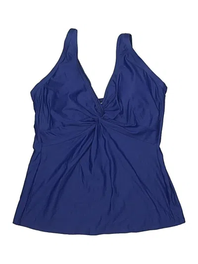 Pre-owned Sunsets Swimsuit Top Blue Swimwear
