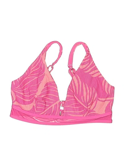 Pre-owned Sunsets Swimsuit Top Pink Swimwear