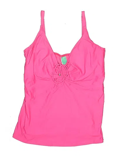 Pre-owned Sunsets Swimsuit Top Pink Swimwear