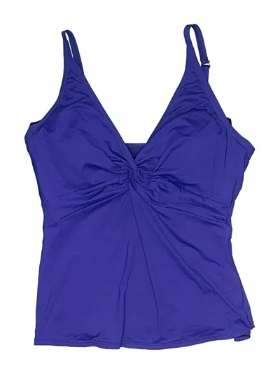 Pre-owned Sunsets Swimsuit Top Purple Swimwear