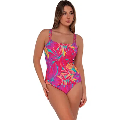 Sunsets Taylor Tankini-32d/34c In Oasis Sandbar Rib