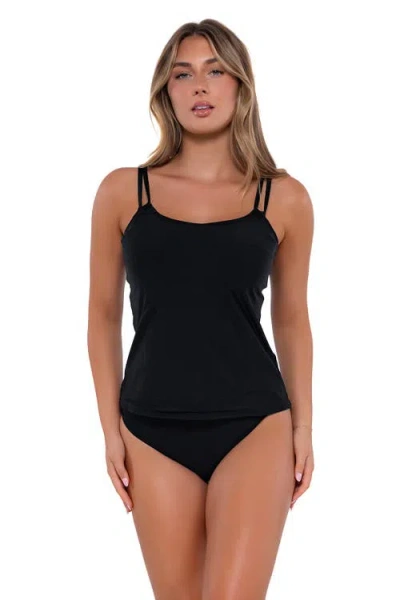 Sunsets Taylor Tankini In Black