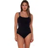 Sunsets Taylor Tankini-dd Cup In Black Seagrass Texture