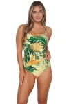 Sunsets Taylor Tankini In Amber Oasis