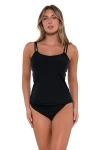 Sunsets Taylor Tankini Swimsuit Top In Black