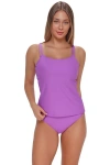 Sunsets Taylor Tankini Swimsuit Top In Purple