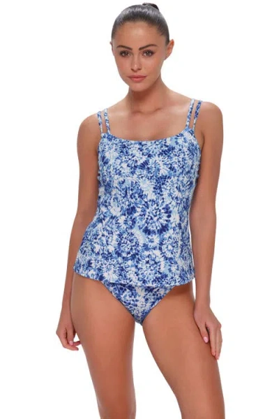 Sunsets Taylor Tankini Swimsuit Top In Blue