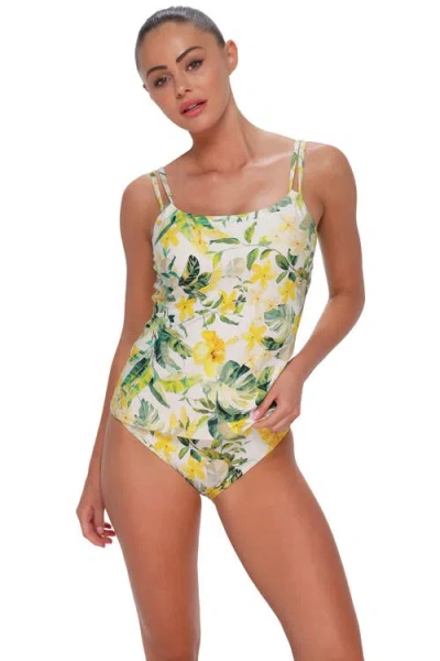 Sunsets Taylor Tankini Swimsuit Top In Green