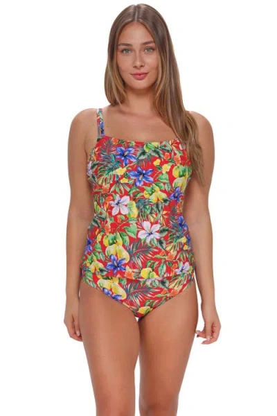 Sunsets Taylor Tankini Swimsuit Top In Multi