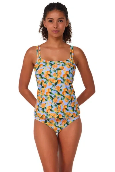 Sunsets Taylor Tankini Swimsuit Top In Orange