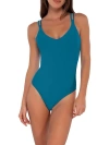 Sunsets Veronica One-piece In Avalon Teal