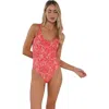 Sunsets Veronica One Piece Swimsuit In Red