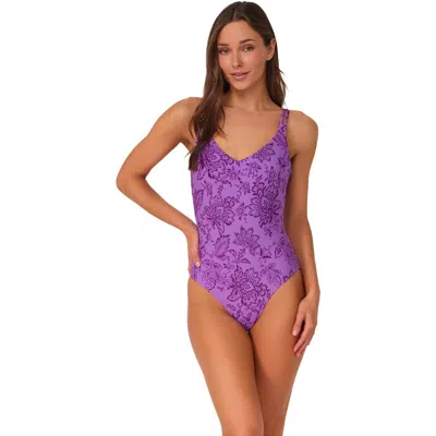 Sunsets Veronica One Piece Swimsuit In Purple