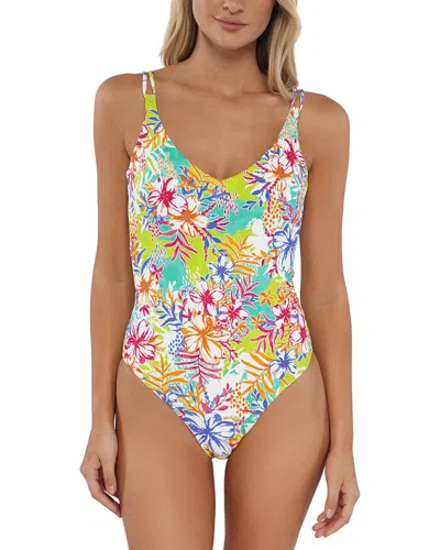 Sunsets Veronica One-piece In Botan-botanical Bliss Sandbar