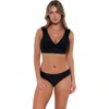 Sunsets Willa Wireless Bikini Swimsuit Top In Black