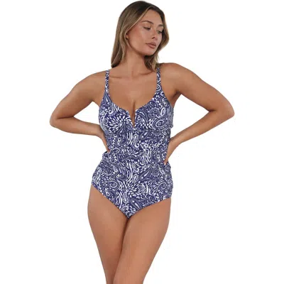 SUNSETS SUNSETS ZURI V-WIRE TANKINI SWIMSUIT TOP