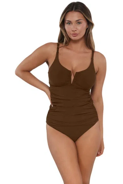 Sunsets Zuri V-wire Tankini Swimsuit Top