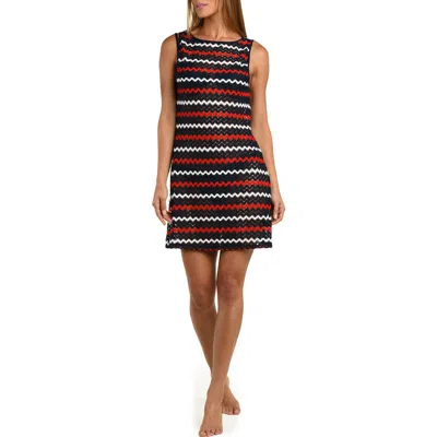 Sunshine 79 American Sweetheart Stripe Sleeveless Dress In Multi