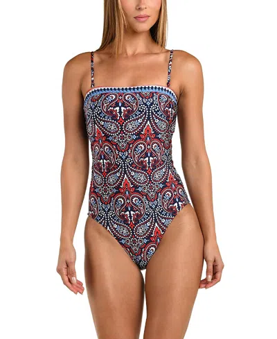 Sunshine 79 Americana Paisley Print One-piece Swimsuit In Multi