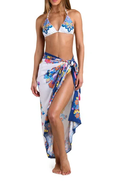 Sunshine 79 Butterfly High Cover-up Sarong In Multi