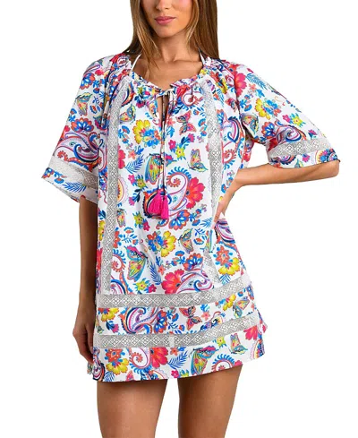 Sunshine 79 Butterfly High Tunic In White
