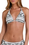 Sunshine 79 Coast Reversible Triangle Bikini Top In White
