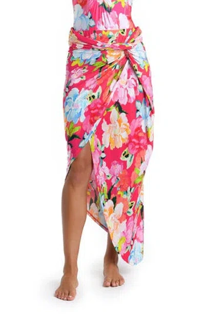 Sunshine 79 Convertible Cover-up Pareo In Pink