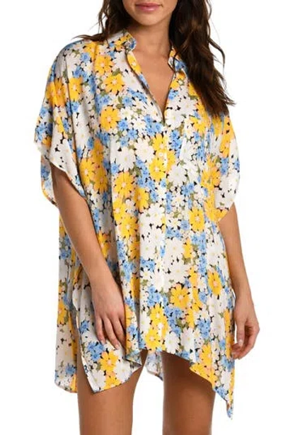 Sunshine 79 Daisy Resort Shirt In Sky
