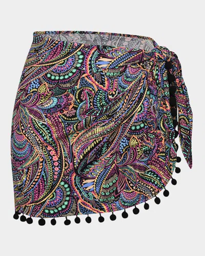 Sunshine 79 Disco Short Pareo Coverup In Multi
