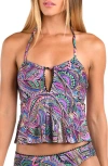 Sunshine 79 Disco Midkini Swim Top
