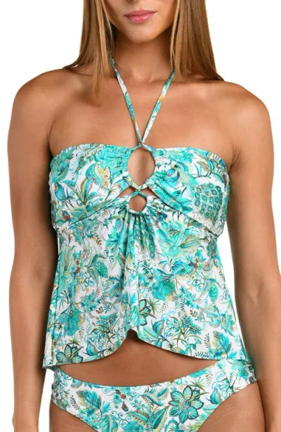 Sunshine 79 Free Spirit Bandeau Tankini Top In Multi
