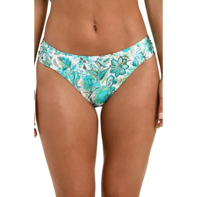 Sunshine 79 Free Spirit Shirred Hipster Bikini Briefs In Green